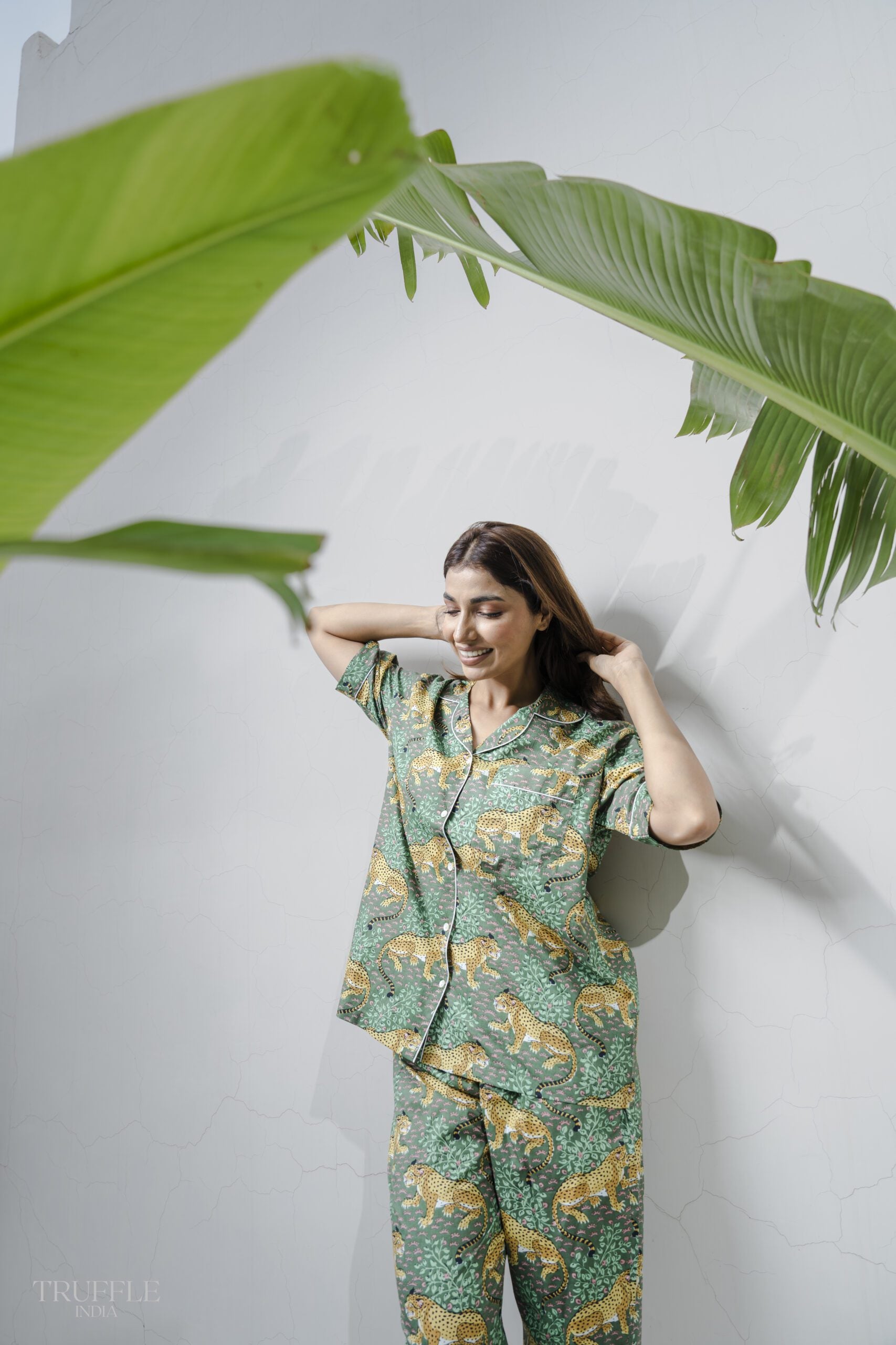 Banana Leaf Pjs BAGHEERA PYJAMA SET