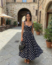 MIDNIGHT POLKA DRESS