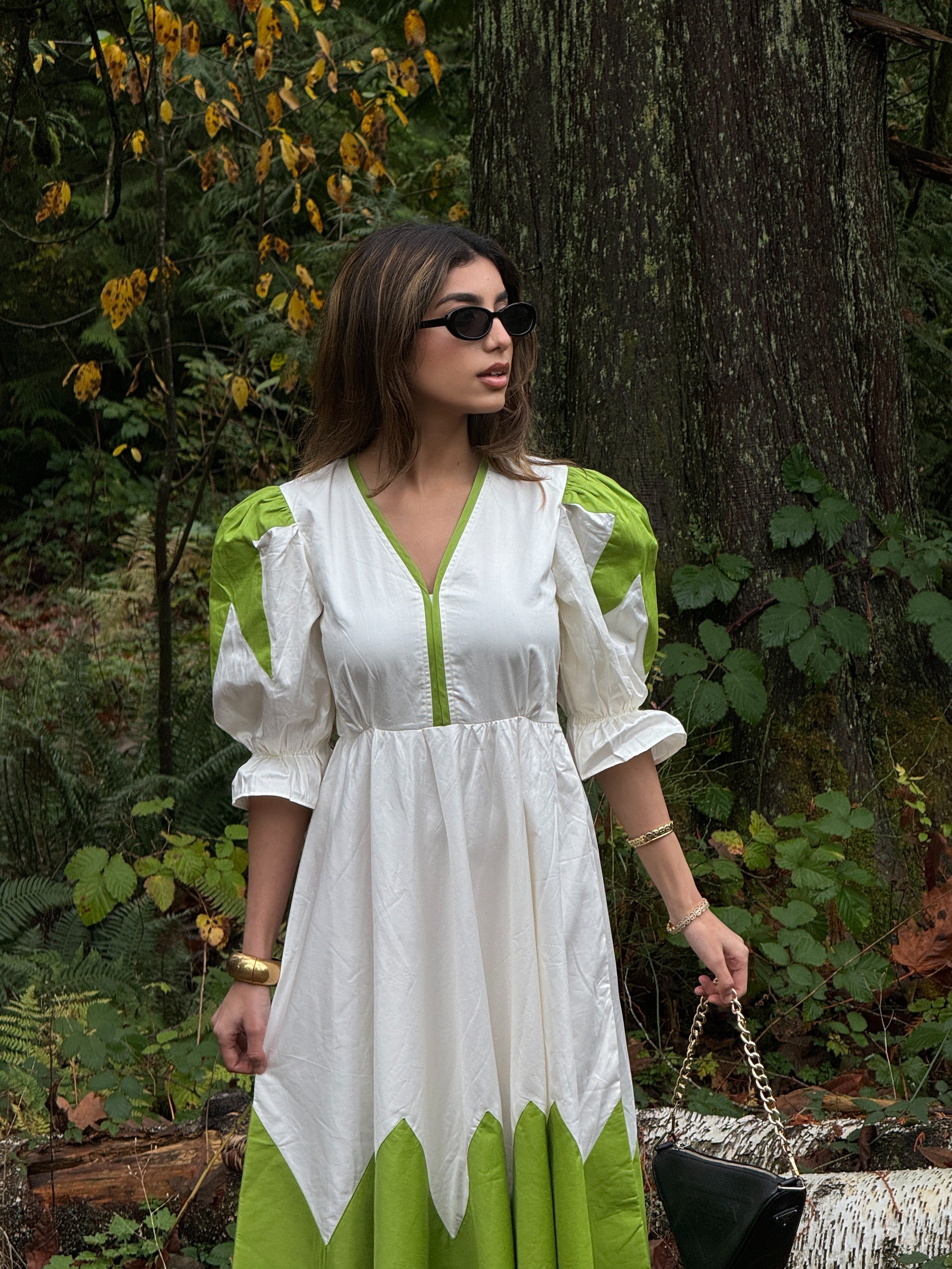 LUSH MIDI DRESS