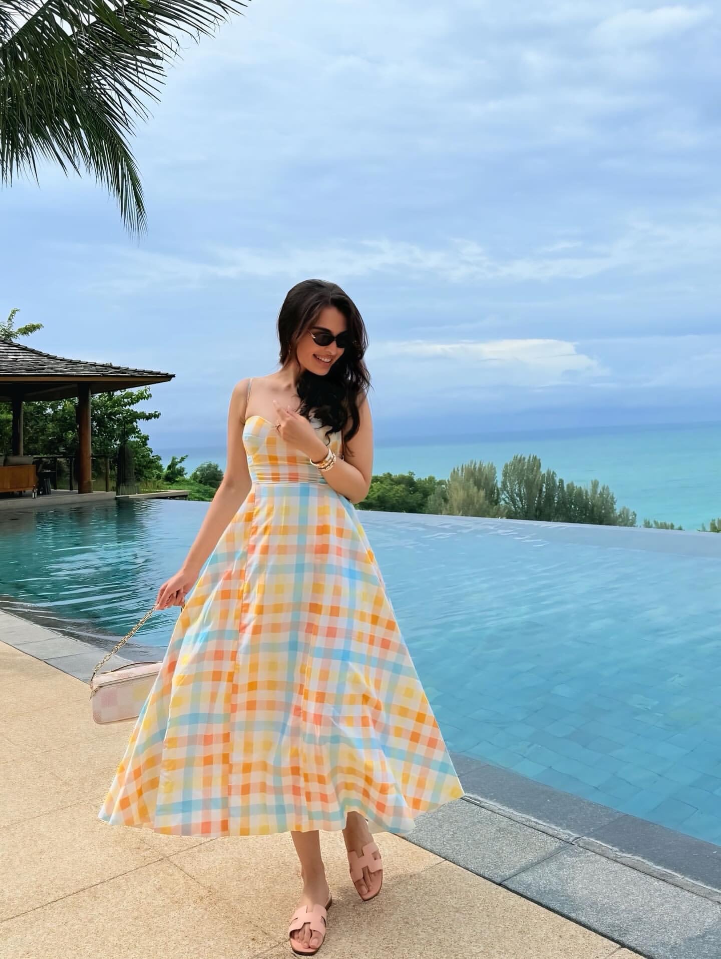PASTEL  CHECKERED DRESS