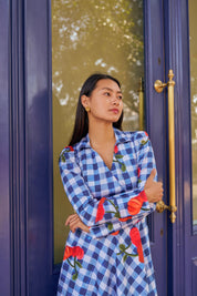 MEADOW CHECK DRESS