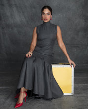 CHARCOAL DRESS