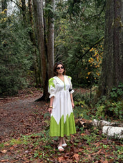 LUSH MIDI DRESS