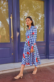 MEADOW CHECK DRESS
