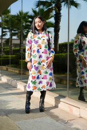 URBAN MONKEY HOODIE DRESS