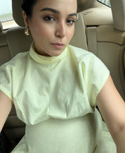 THE BUTTER YELLOW  DRESS