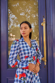 MEADOW CHECK DRESS
