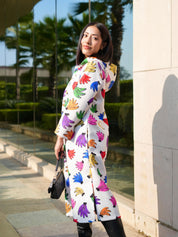 URBAN MONKEY HOODIE DRESS