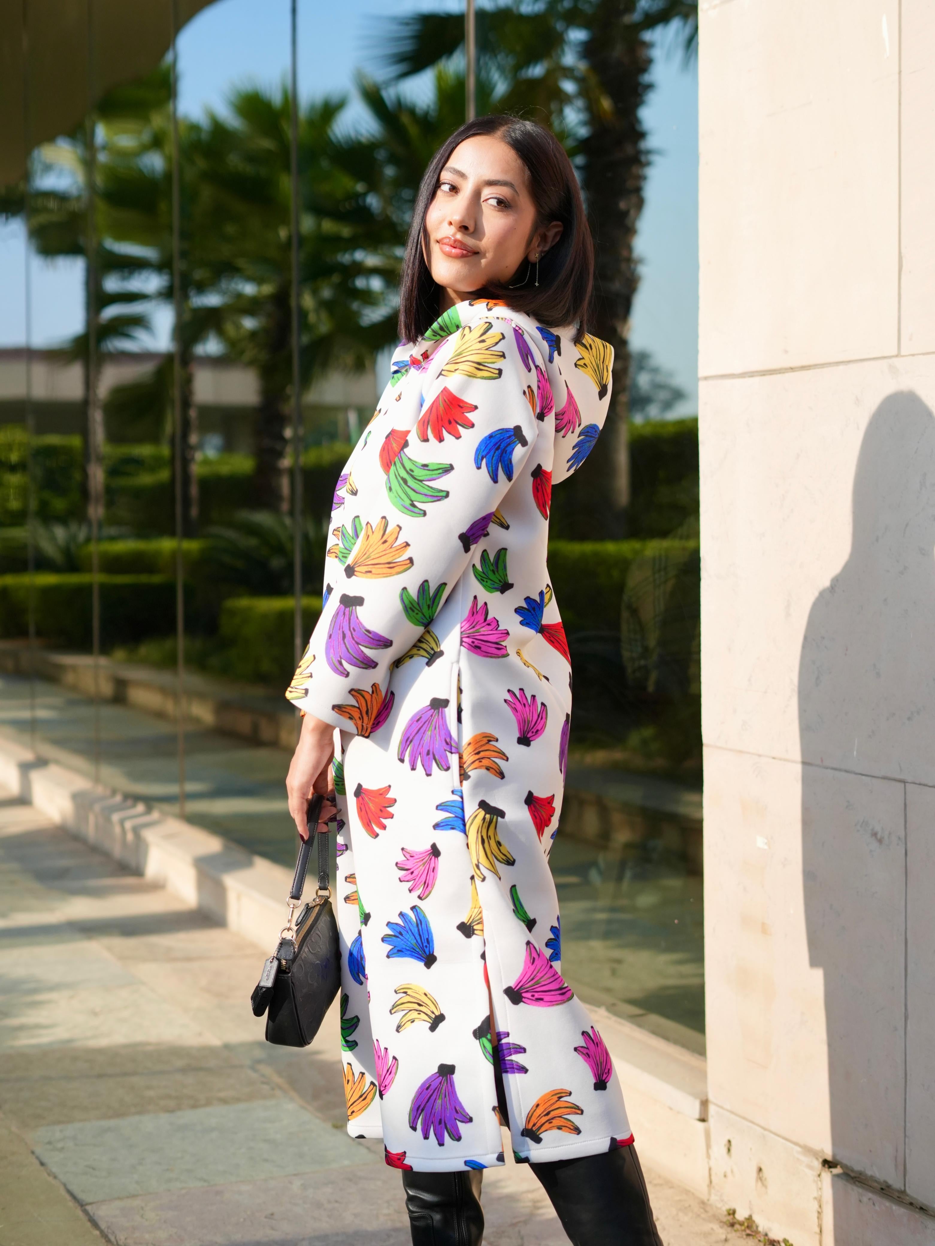 URBAN MONKEY HOODIE DRESS