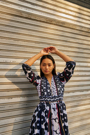 LIGHT AND SHADOW DRESS