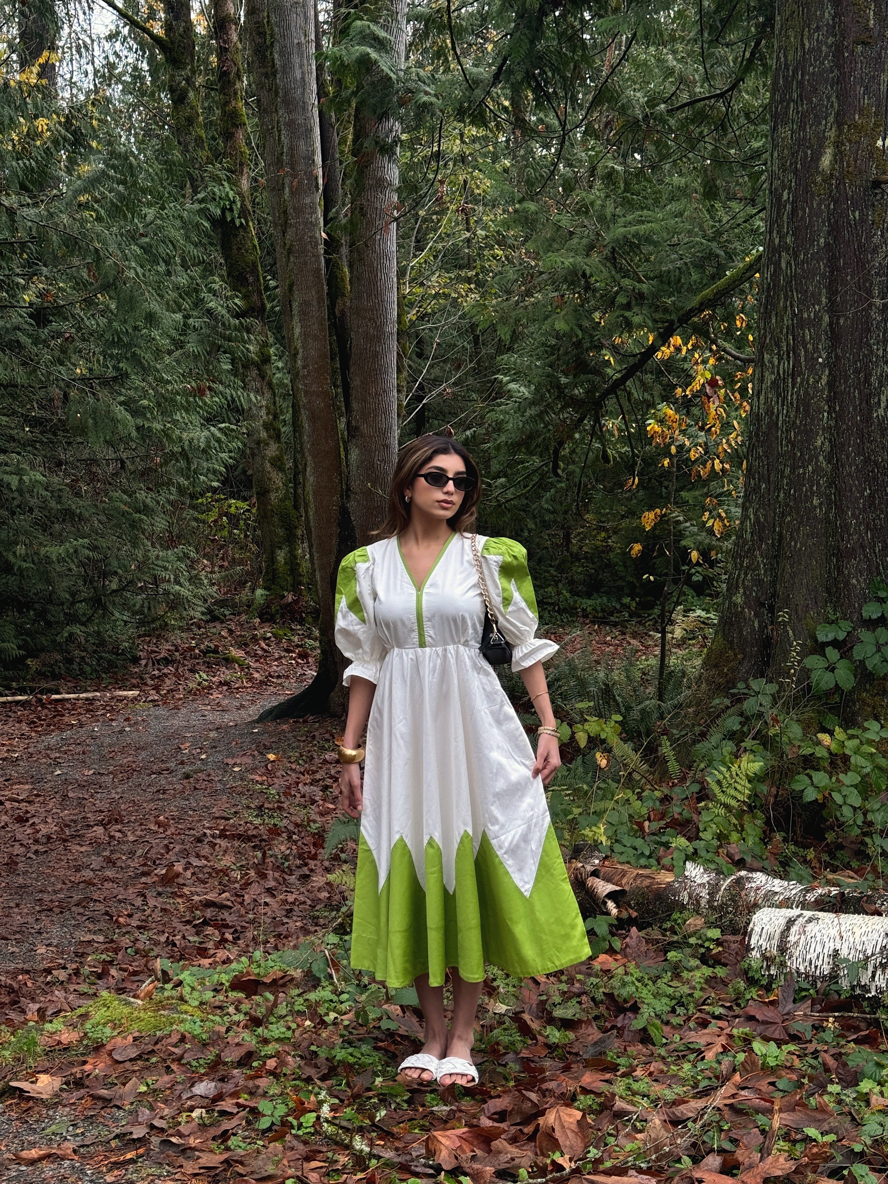 LUSH MIDI DRESS