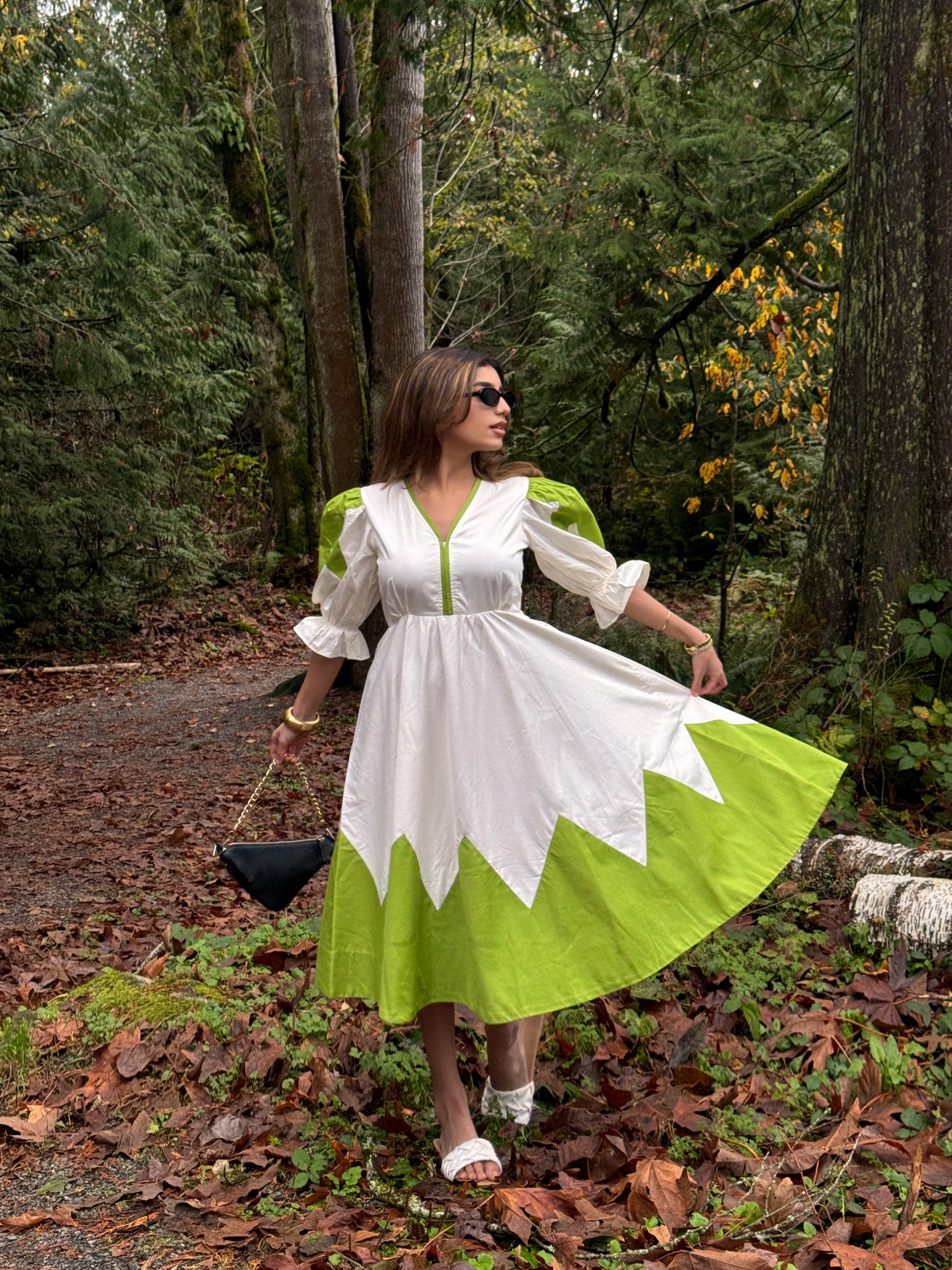 LUSH MIDI DRESS