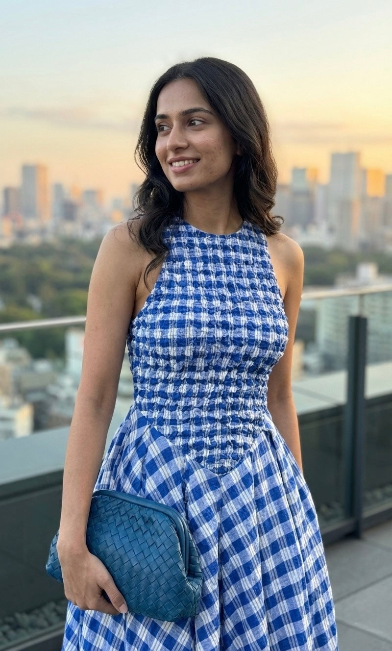OXFORD CHECK DRESS