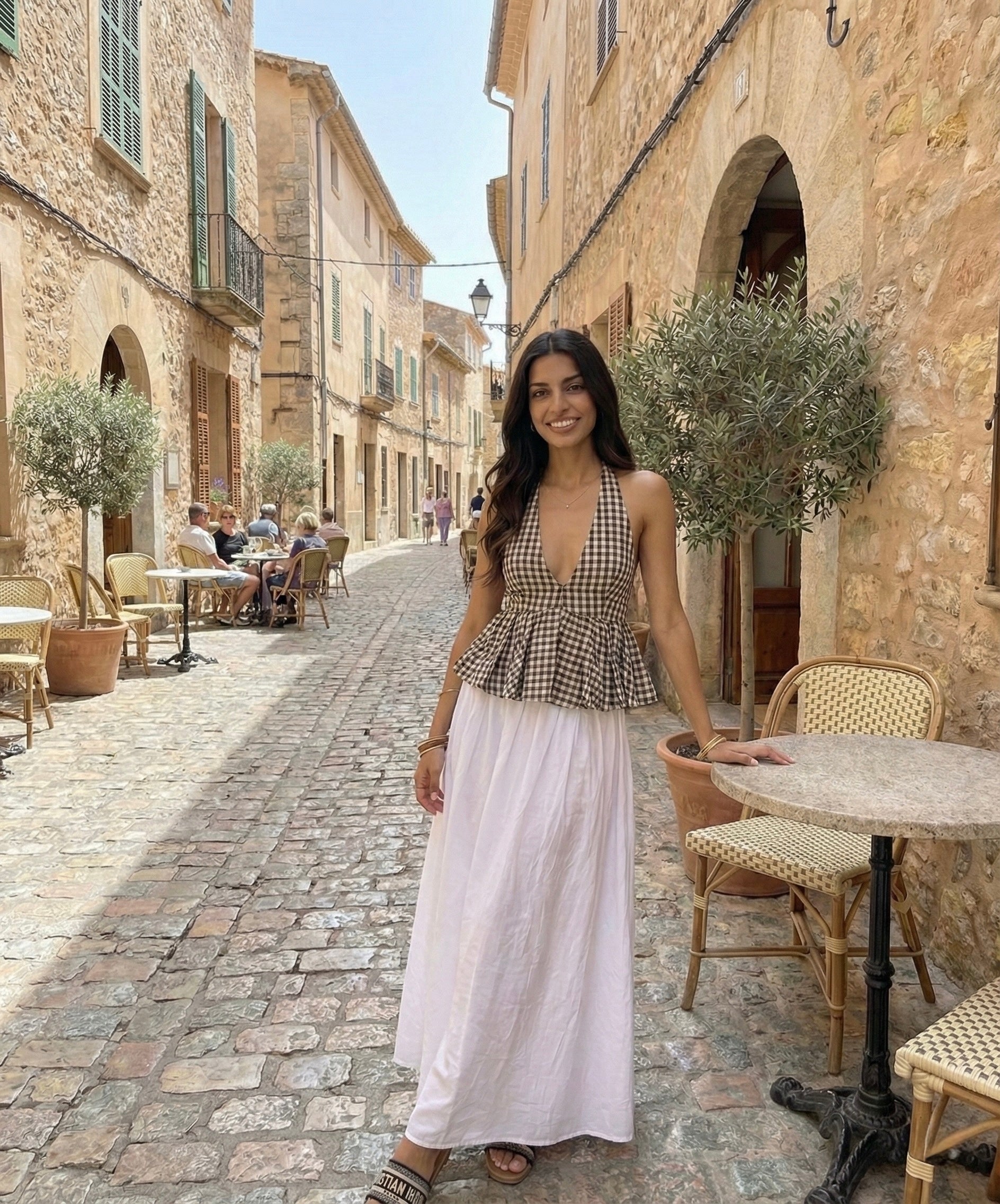 JET SET GINGHAM SKIRT SET