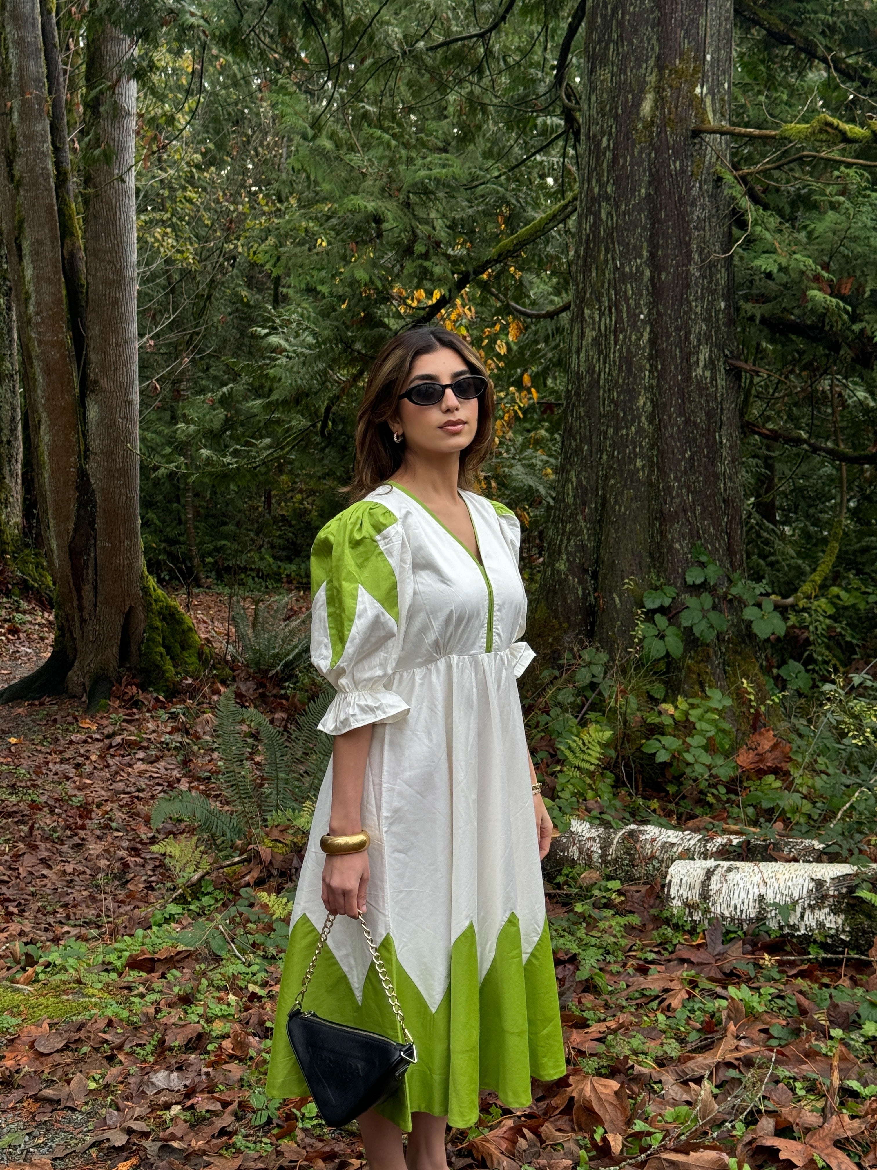 LUSH MIDI DRESS