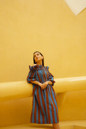 BLOCK STRIPE DRESS