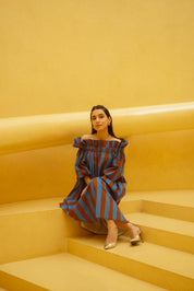 BLOCK STRIPE DRESS